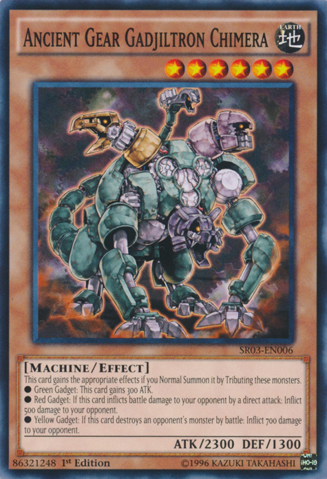 Ancient Gear Gadjiltron Chimera [SR03-EN006] Common | Odin's Place