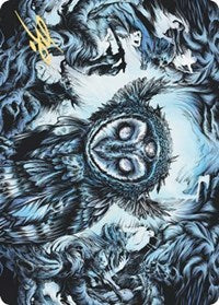 Vega, the Watcher Art Card (Gold-Stamped Signature) [Kaldheim Art Series] | Odin's Place