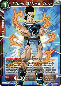 Chain Attack Tora (Common) (BT13-006) [Supreme Rivalry] | Odin's Place