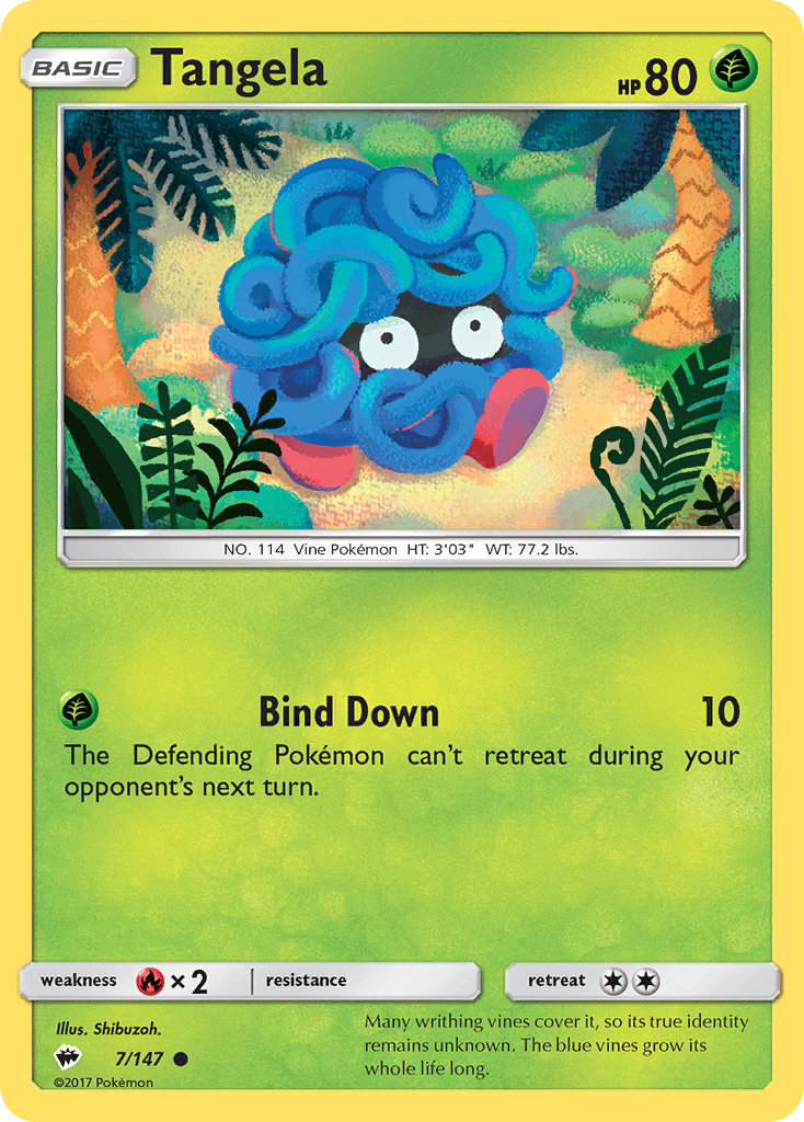 Tangela (7/147) [Sun & Moon: Burning Shadows] | Odin's Place