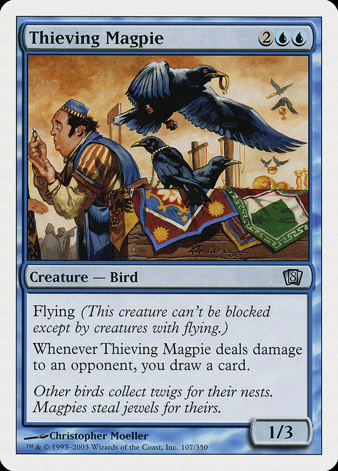 Thieving Magpie (107) [Eighth Edition] | Odin's Place