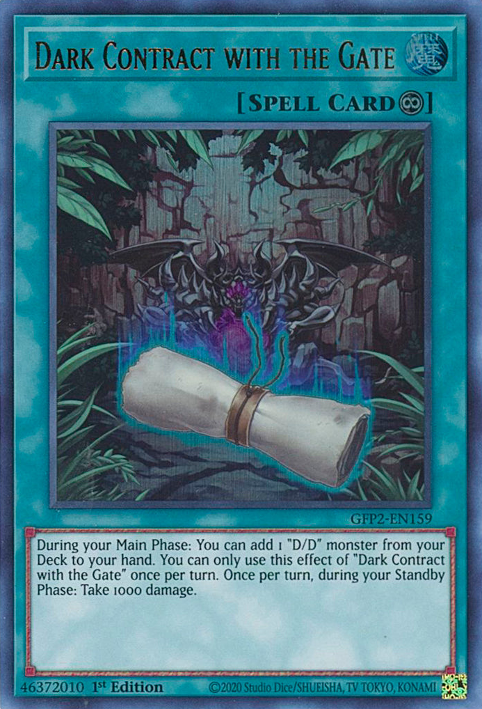 Dark Contract with the Gate [GFP2-EN159] Ultra Rare | Odin's Place