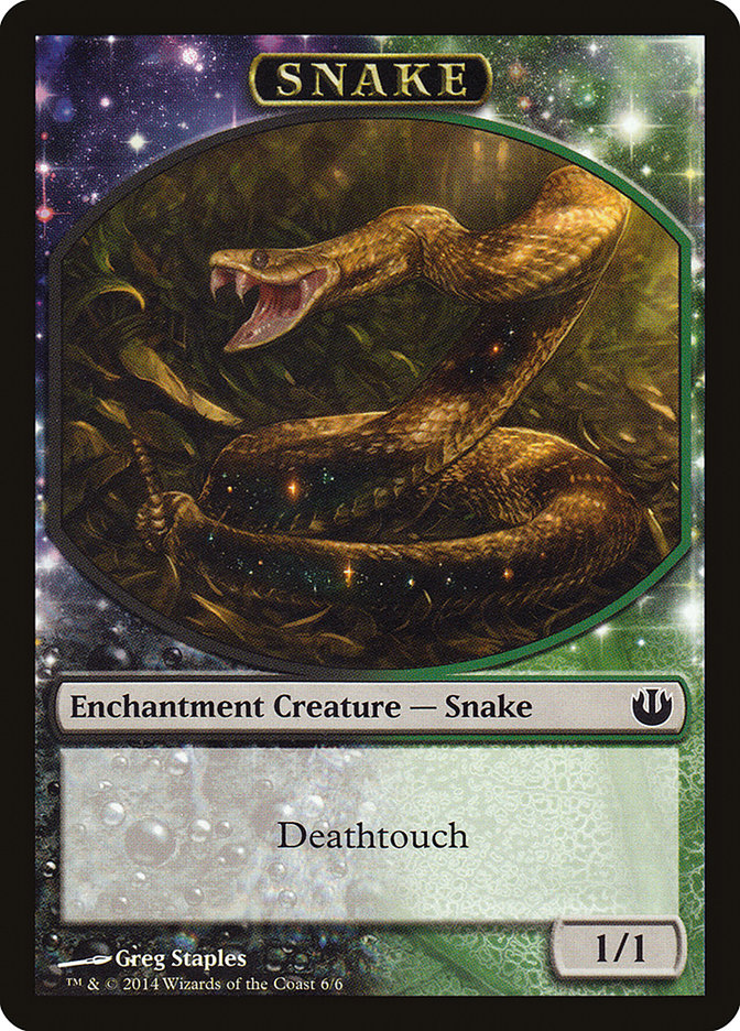 Snake Token (6) [Journey into Nyx Tokens] | Odin's Place