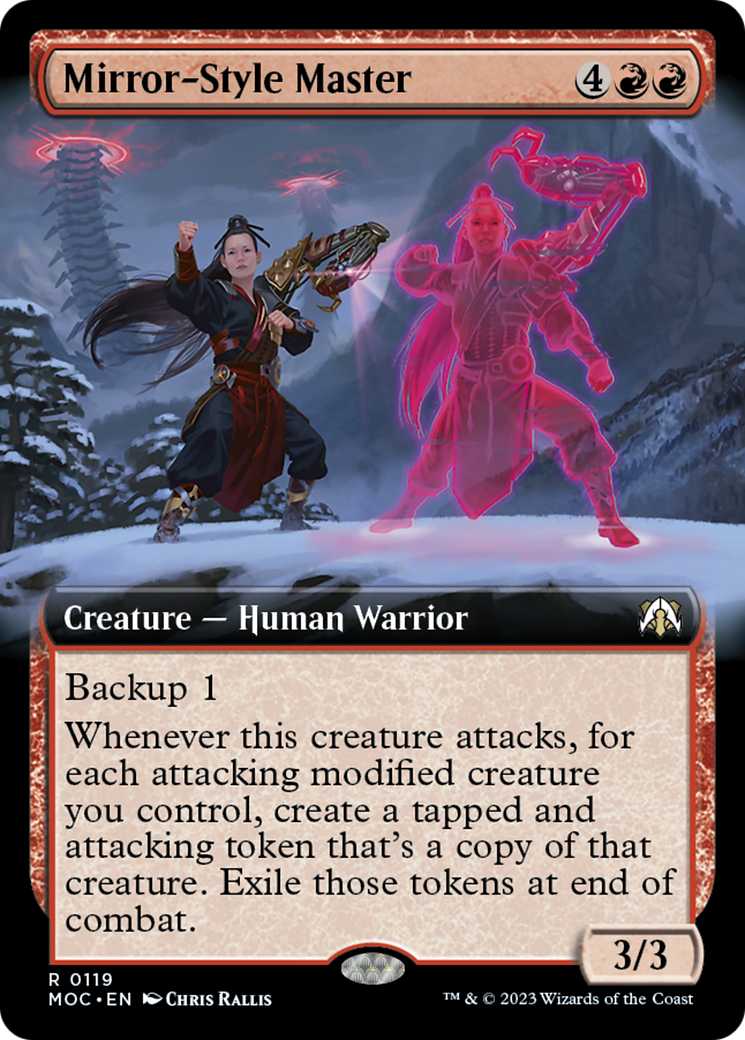 Mirror-Style Master (Extended Art) [March of the Machine Commander] | Odin's Place