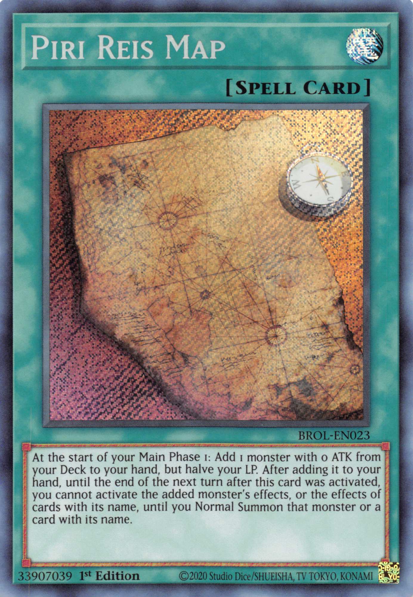 Piri Reis Map [BROL-EN023] Secret Rare | Odin's Place