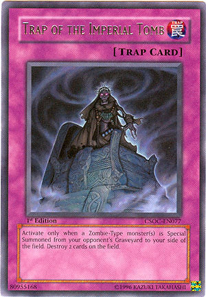 Trap of the Imperial Tomb [CSOC-EN077] Rare | Odin's Place