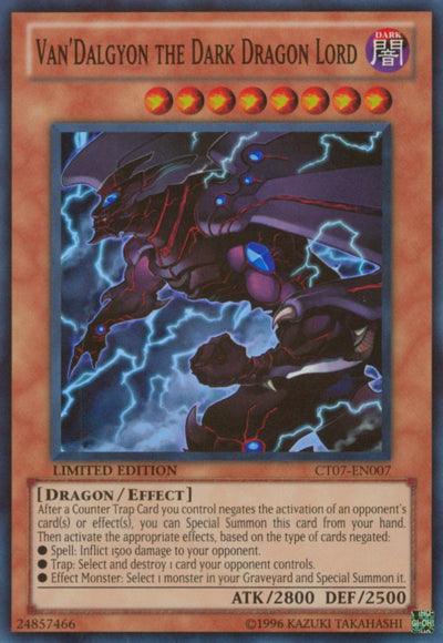 Van'Dalgyon The Dark Dragon Lord [CT07-EN007] Super Rare | Odin's Place