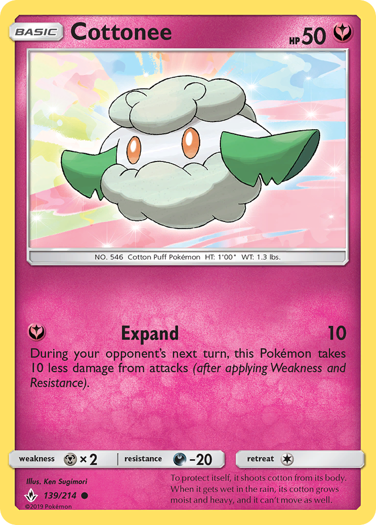 Cottonee (139/214) [Sun & Moon: Unbroken Bonds] | Odin's Place