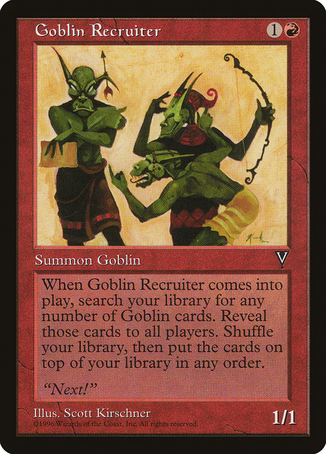 Goblin Recruiter (80) [Visions] | Odin's Place