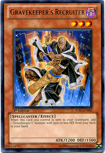 Gravekeeper's Recruiter [STBL-EN085] Rare | Odin's Place