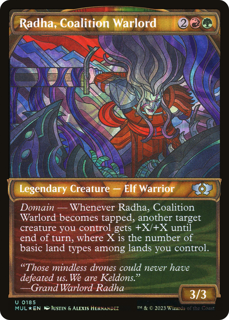 Radha, Coalition Warlord (Halo Foil) [Multiverse Legends] | Odin's Place