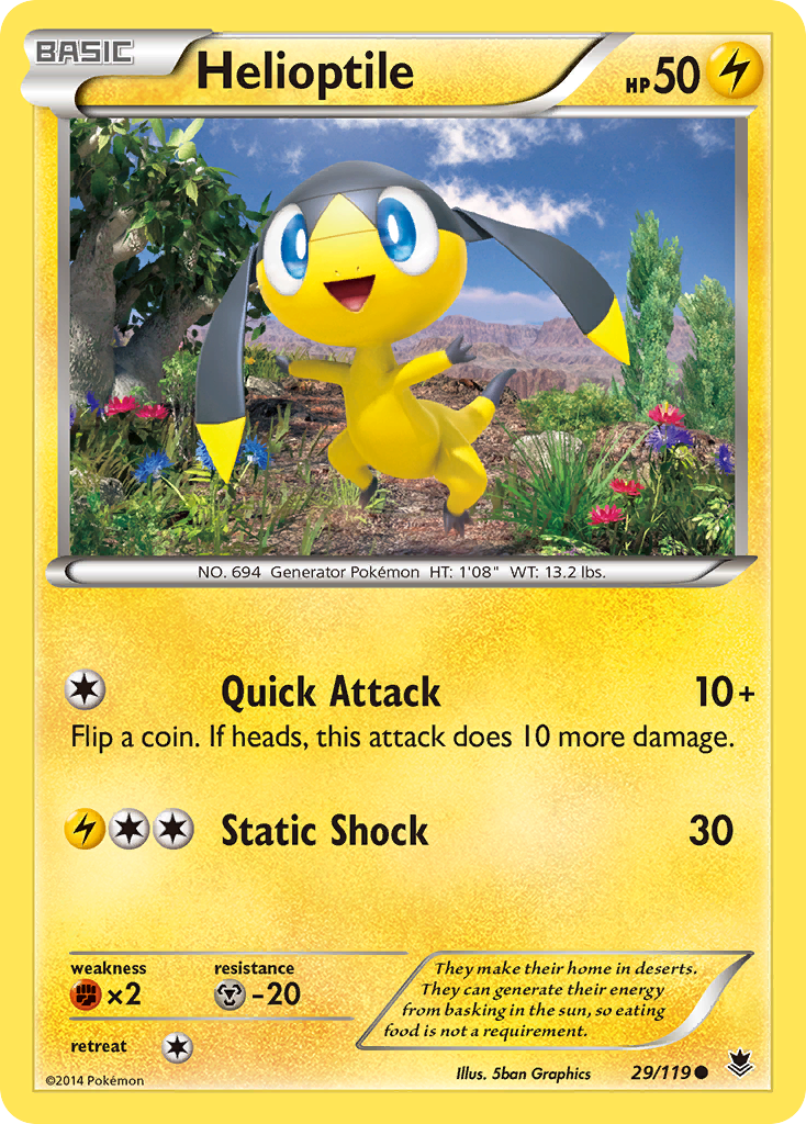 Helioptile (29/119) [XY: Phantom Forces] | Odin's Place