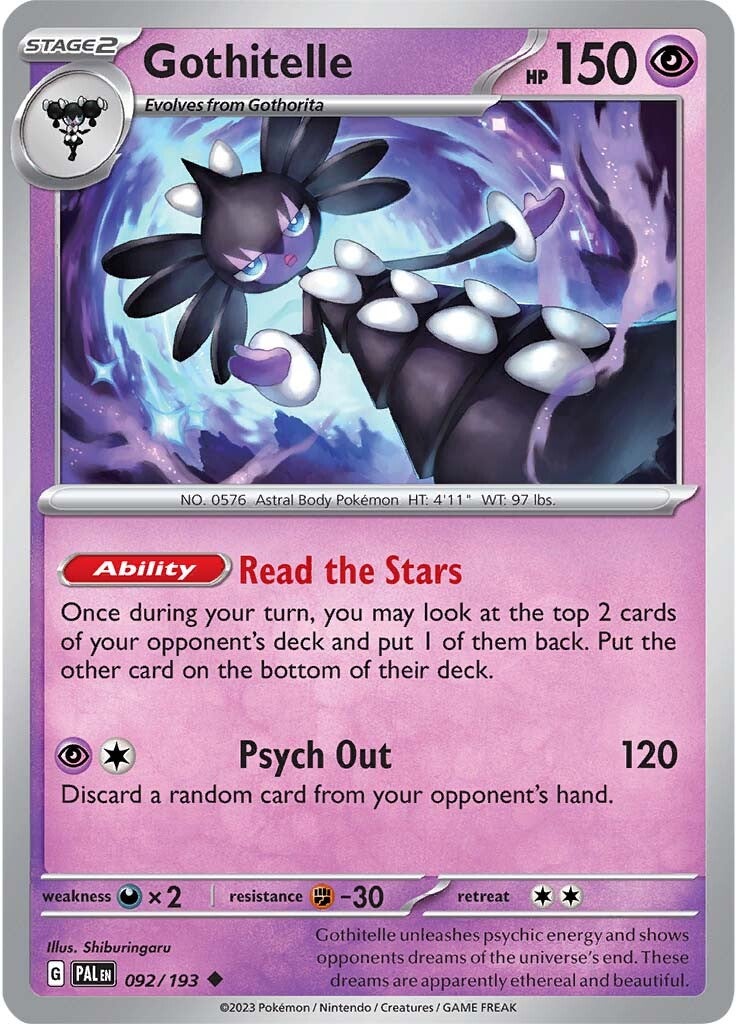 Gothitelle (092/193) [Scarlet & Violet: Paldea Evolved] | Odin's Place