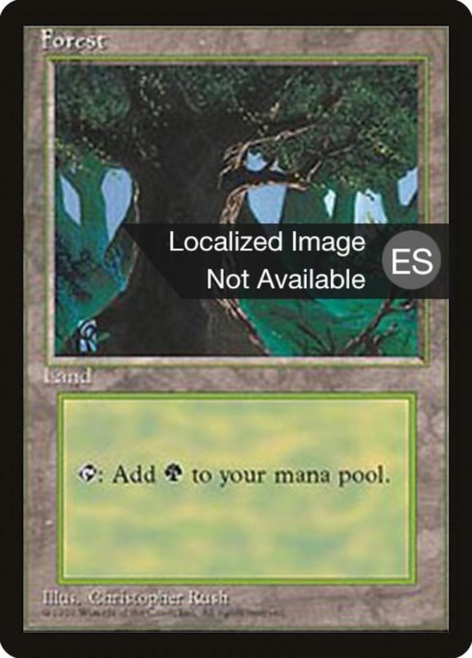 Forest (C) [Fourth Edition (Foreign Black Border)] | Odin's Place