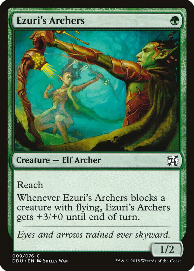 Ezuri's Archers (9) [Duel Decks: Elves vs. Inventors] | Odin's Place