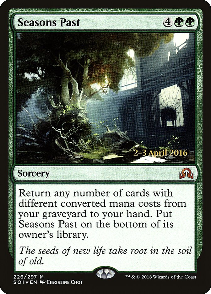 Seasons Past (226) [Shadows over Innistrad Prerelease Promos] | Odin's Place
