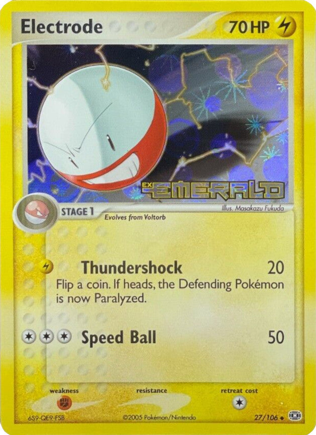 Electrode (27/106) (Stamped) [EX: Emerald] | Odin's Place