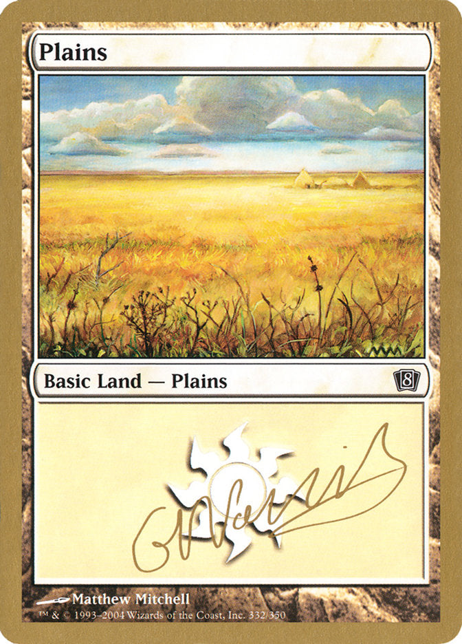 Plains (gn332) (Gabriel Nassif) [World Championship Decks 2004] | Odin's Place