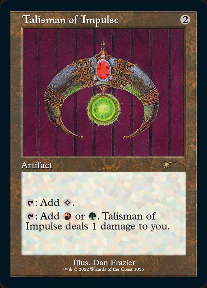 Talisman of Impulse (Foil Etched) [Secret Lair Drop Series] | Odin's Place