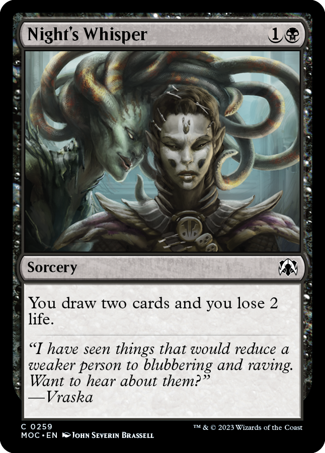 Night's Whisper [March of the Machine Commander] | Odin's Place