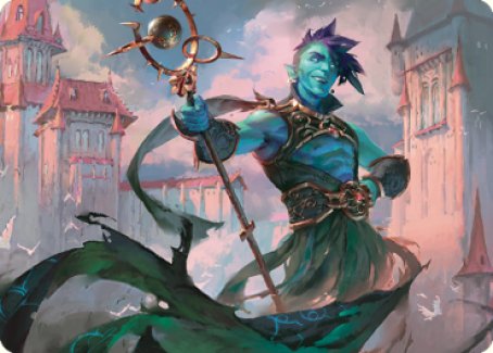 Haughty Djinn Art Card [Dominaria United Art Series] | Odin's Place