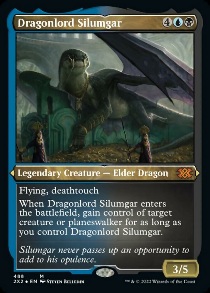 Dragonlord Silumgar (Foil Etched) [Double Masters 2022] | Odin's Place
