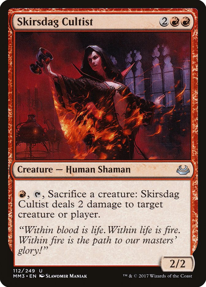 Skirsdag Cultist (112) [Modern Masters 2017] | Odin's Place