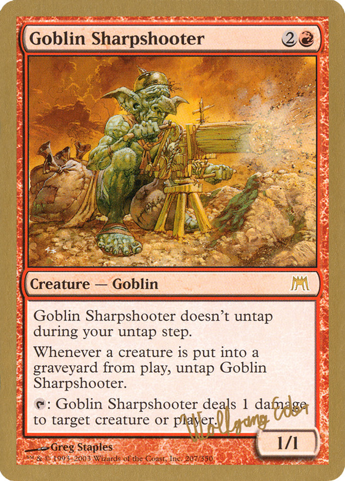 Goblin Sharpshooter (Wolfgang Eder) [World Championship Decks 2003] | Odin's Place