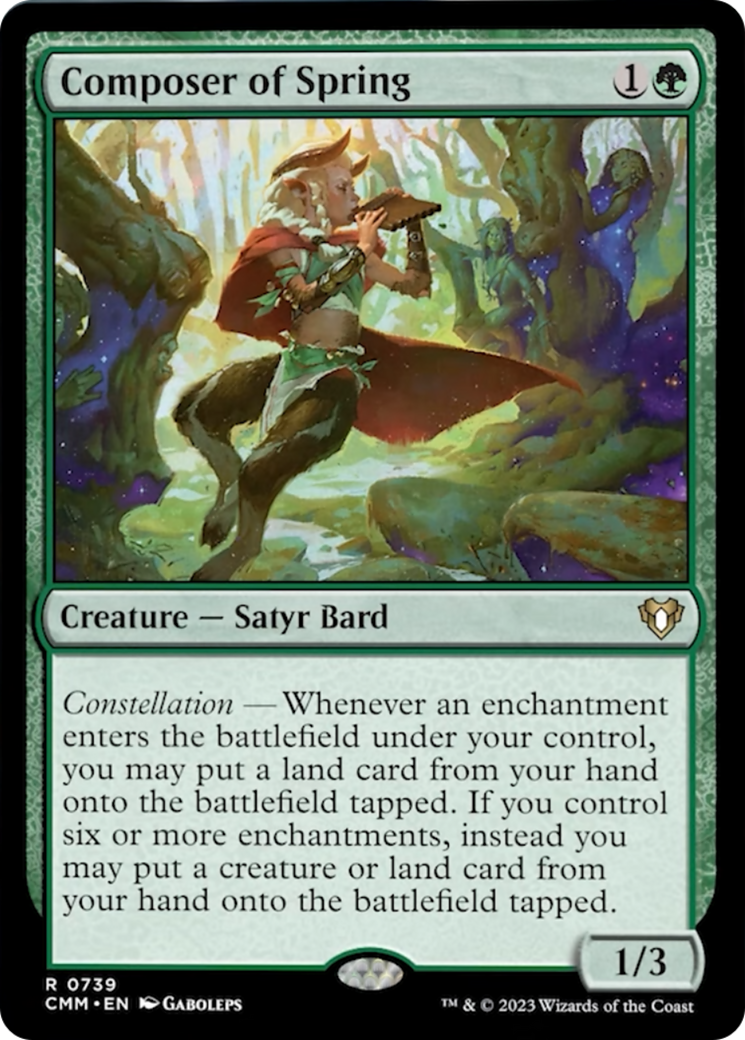 Composer of Spring [Commander Masters] | Odin's Place