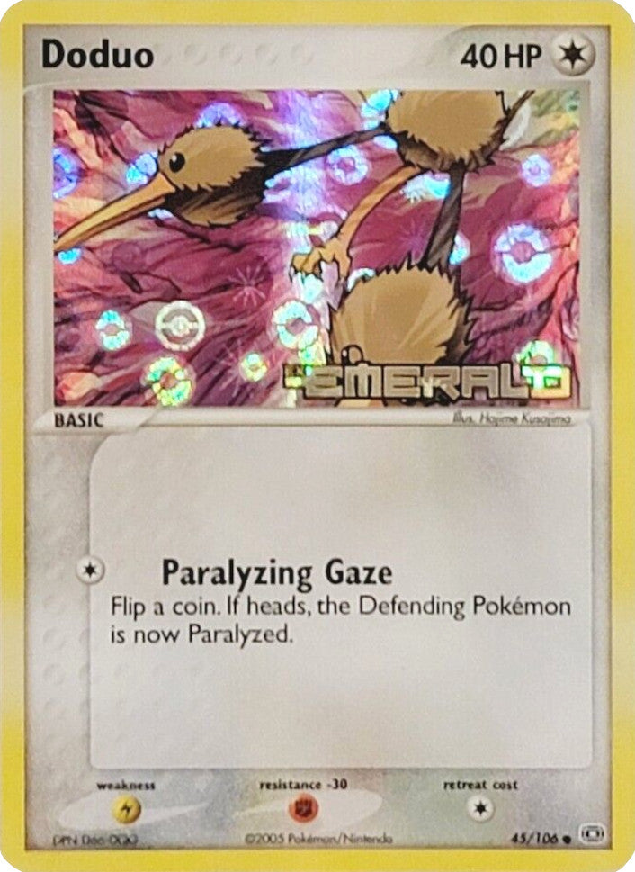 Doduo (45/106) (Stamped) [EX: Emerald] | Odin's Place