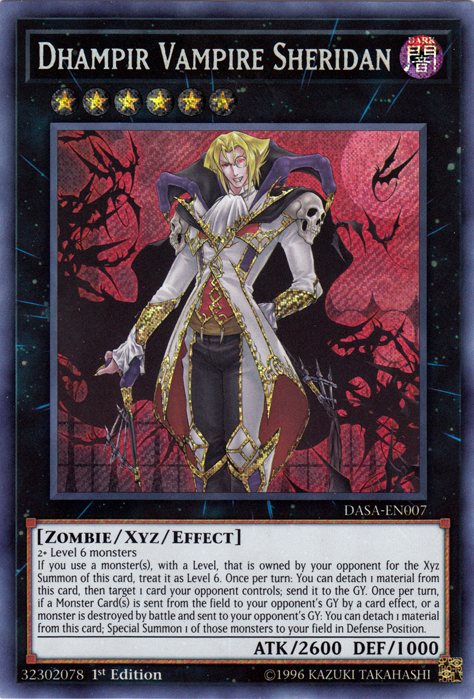 Dhampir Vampire Sheridan [DASA-EN007] Secret Rare | Odin's Place