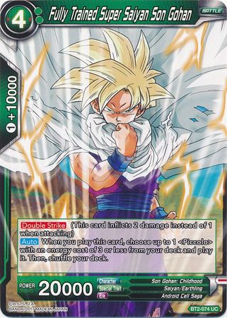 Fully Trained Super Saiyan Son Gohan (BT2-074) [Union Force] | Odin's Place