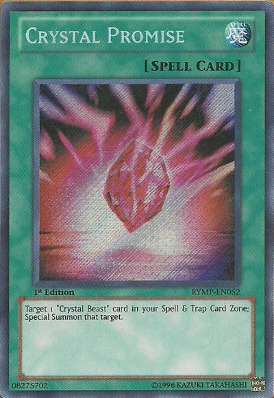 Crystal Promise [RYMP-EN052] Secret Rare | Odin's Place