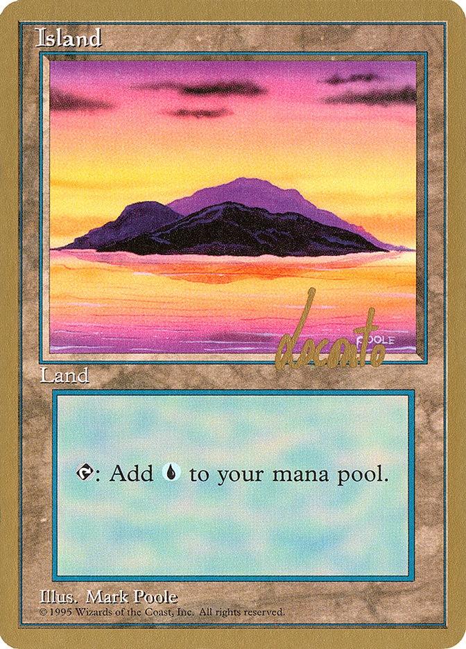 Island (ml368) (Michael Loconto) [Pro Tour Collector Set] | Odin's Place