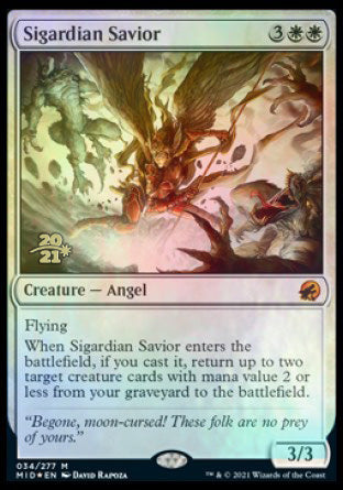 Sigardian Savior [Innistrad: Midnight Hunt Prerelease Promos] | Odin's Place