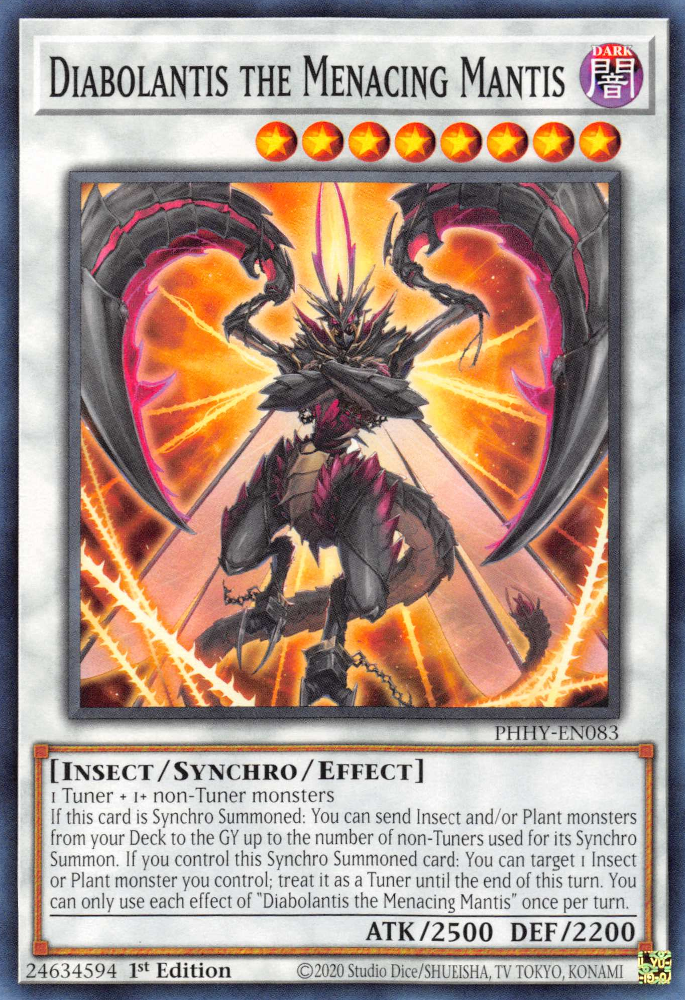 Diabolantis the Menacing Mantis [PHHY-EN083] Common | Odin's Place