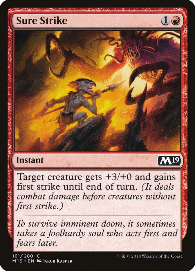 Sure Strike (161) [Core Set 2019] | Odin's Place