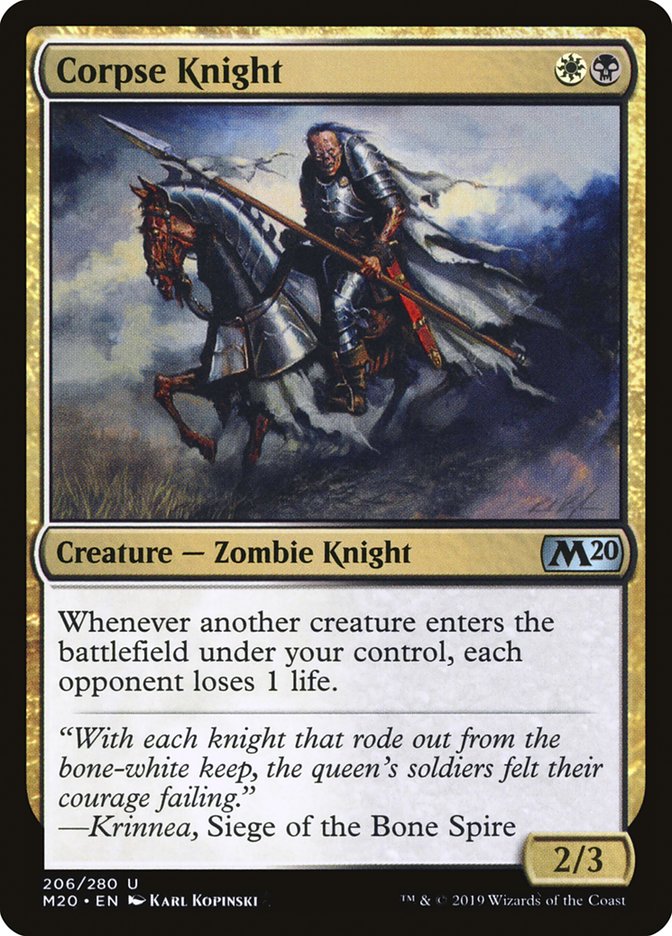 Corpse Knight (2/3) [Core Set 2020] | Odin's Place