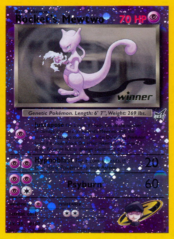 Rocket's Mewtwo (8) (Winner) [Best of Promos] | Odin's Place
