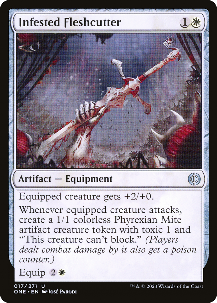 Infested Fleshcutter [Phyrexia: All Will Be One] | Odin's Place