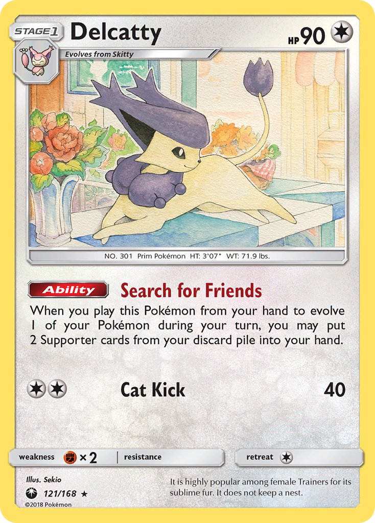 Delcatty (121/168) (Theme Deck Exclusive) [Sun & Moon: Celestial Storm] | Odin's Place