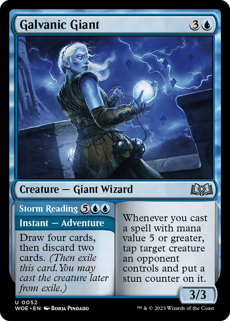 Galvanic Giant // Storm Reading [Wilds of Eldraine] | Odin's Place