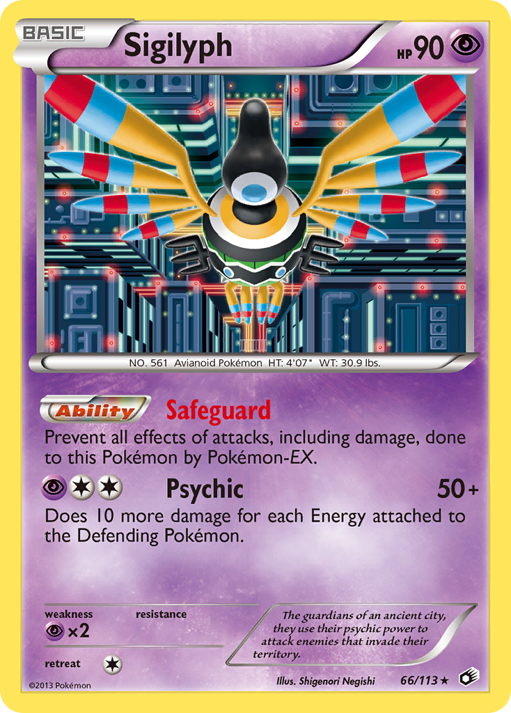 Sigilyph (66/113) [Black & White: Legendary Treasures] | Odin's Place