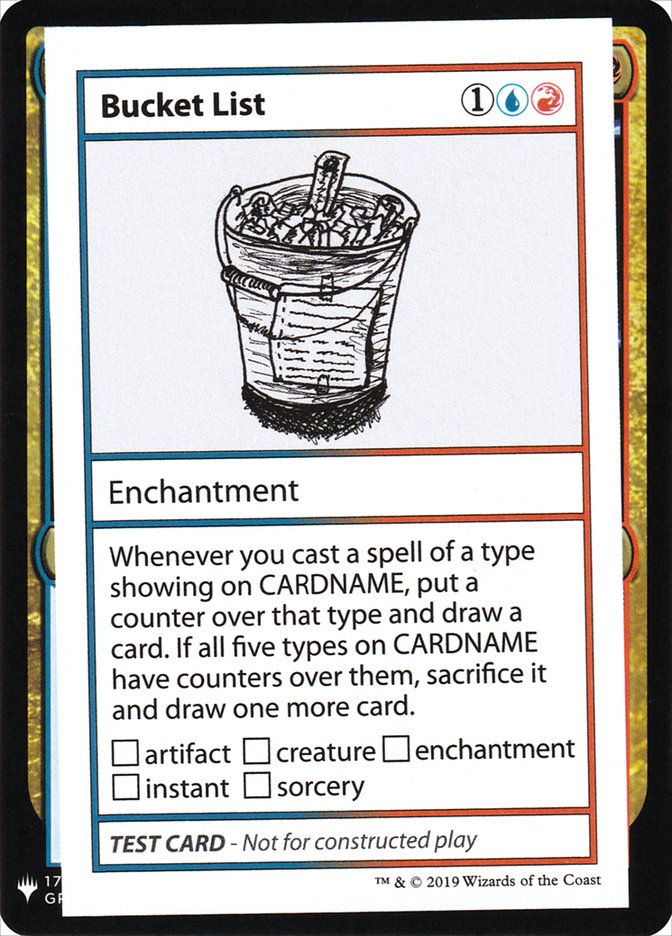 Bucket List [Mystery Booster Playtest Cards] | Odin's Place