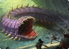 Purple Worm Art Card [Dungeons & Dragons: Adventures in the Forgotten Realms Art Series] | Odin's Place