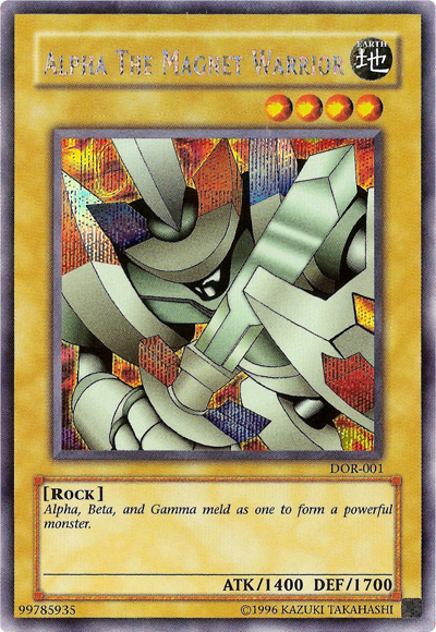 Alpha the Magnet Warrior [DOR-001] Secret Rare | Odin's Place