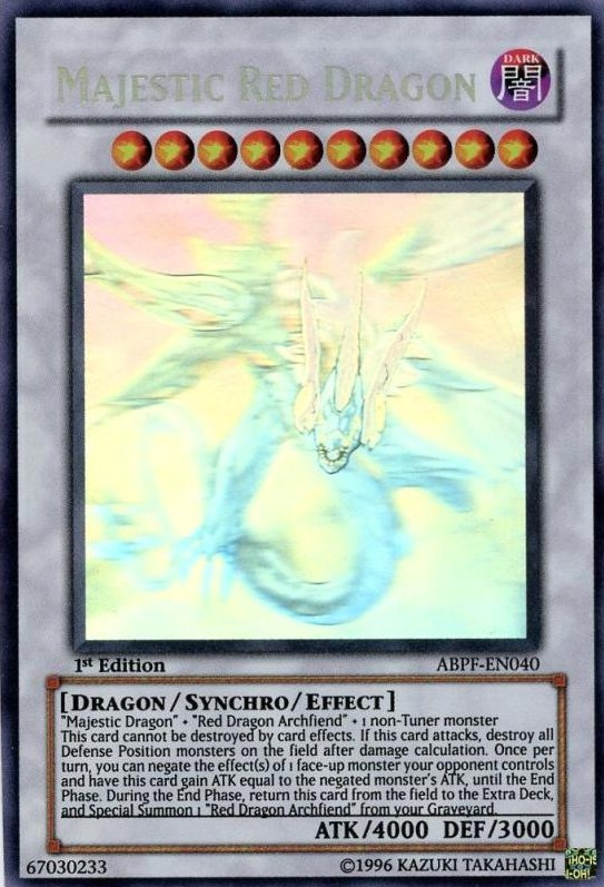 Majestic Red Dragon [ABPF-EN040] Ghost Rare | Odin's Place
