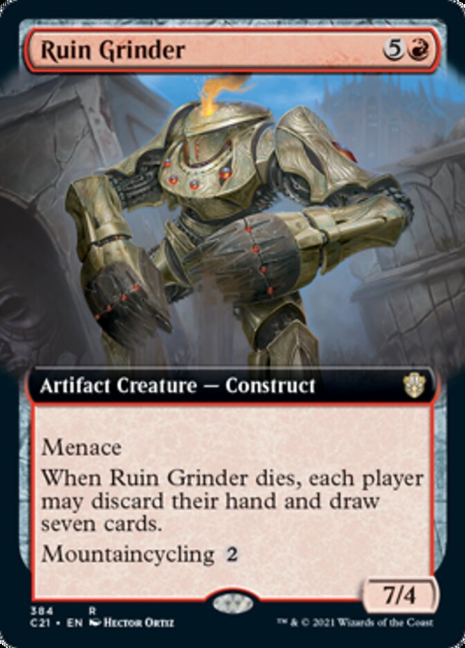 Ruin Grinder (Extended Art) [Commander 2021] | Odin's Place