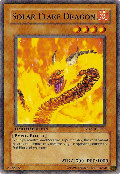 Solar Flare Dragon [GLD1-EN019] Common | Odin's Place