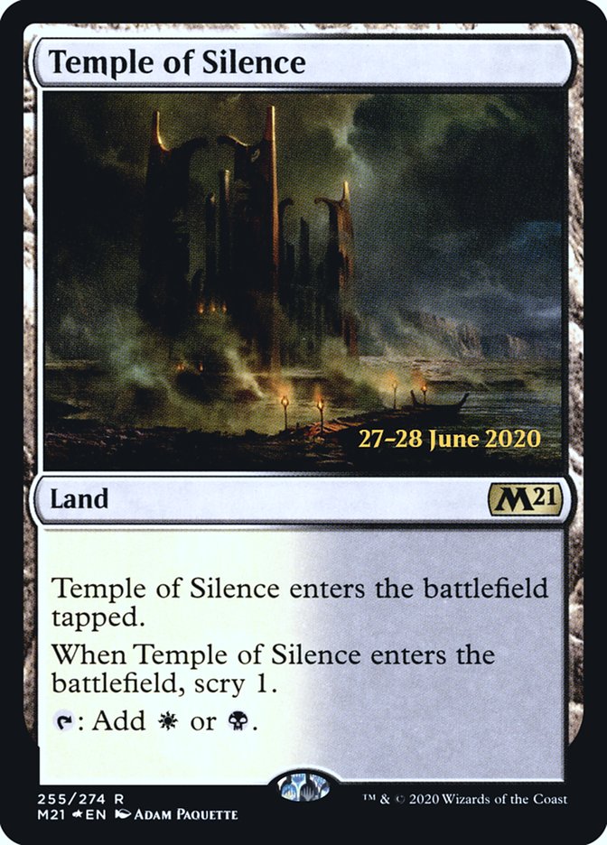 Temple of Silence [Core Set 2021 Prerelease Promos] | Odin's Place